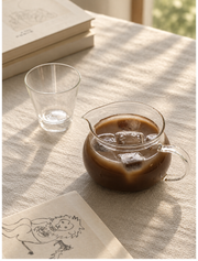 Coffee in the open pot