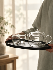 Rounded Glass Infuser Tea Pot — image 4