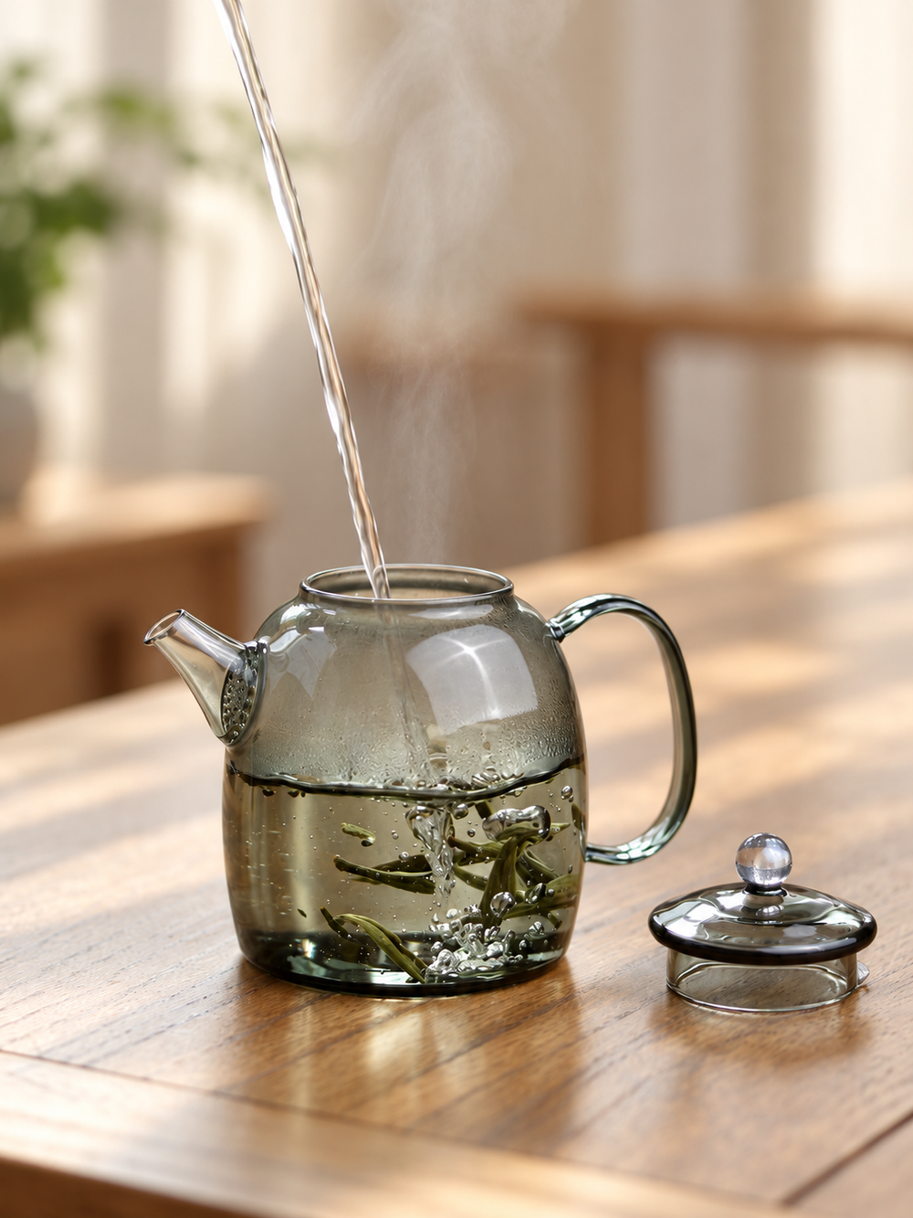 Qinquan Glass Teapot, 260 ml — image 2