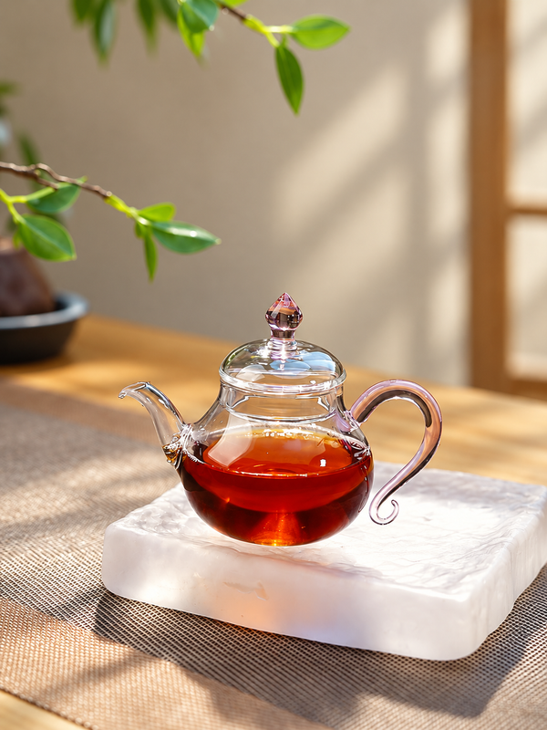 Cherry Glass Teapot & Tea Sets