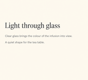 Light through glass