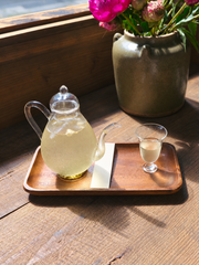 Beauty Glass Teapot & Tea Table Pieces — image 4