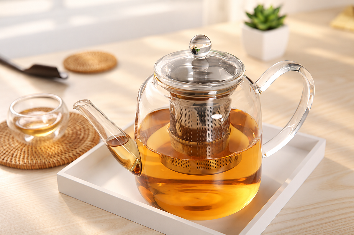 Stillwater Glass Infuser Teapot — image 2
