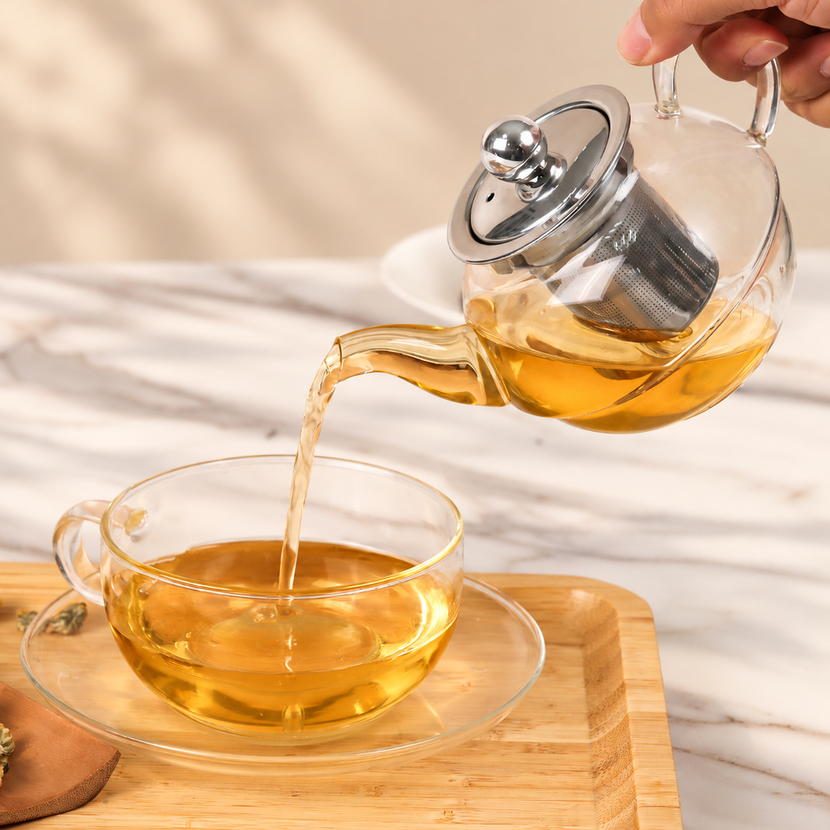 Stillness Glass Tea-for-One Set — image 6