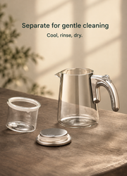 Separate for gentle cleaning