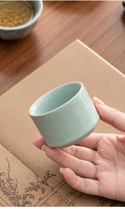 A soft celadon tone