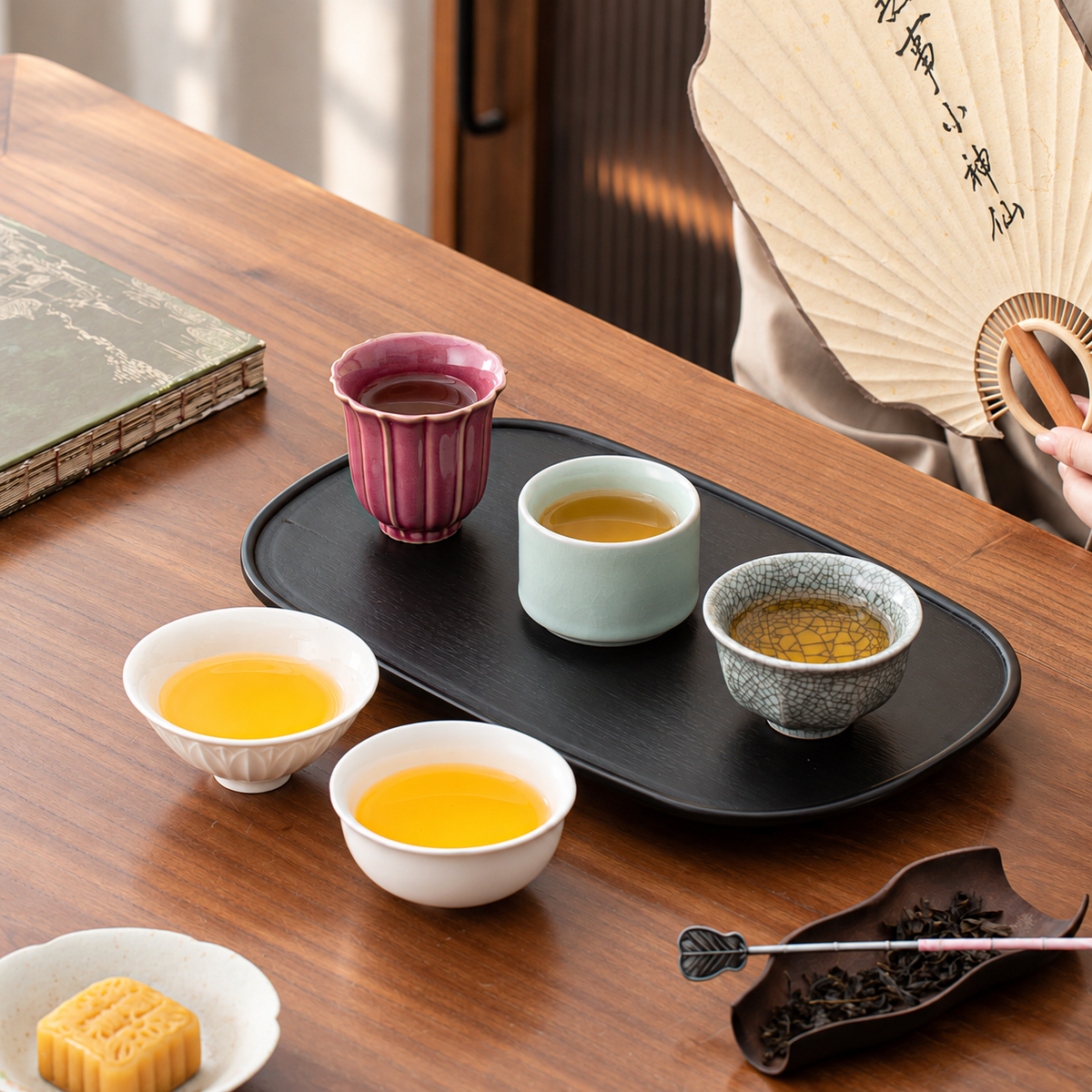 Five Glaze Tea Cups & Gift Sets — image 4