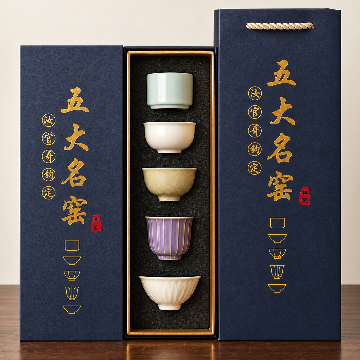 Five Glaze Tea Cups & Gift Sets — image 6