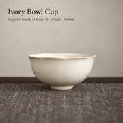 Ivory Bowl Cup — Guan Style