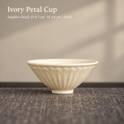 Ivory Petal Cup — Ding Style