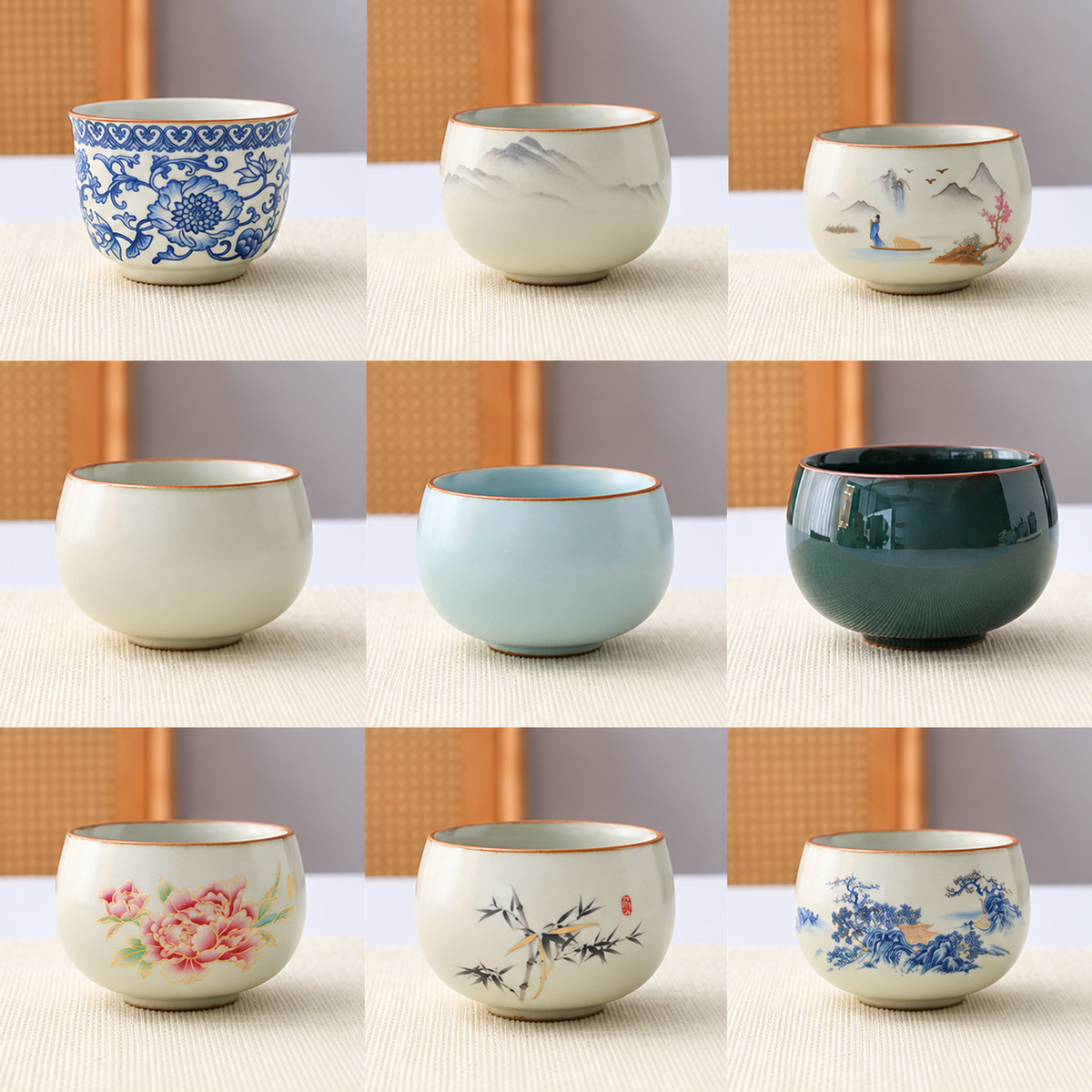 Quiet Motif Ceramic Tea Cup — image 1