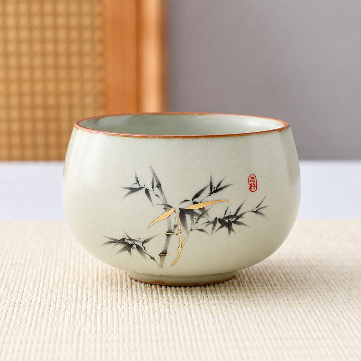 Quiet Motif Ceramic Tea Cup — image 10