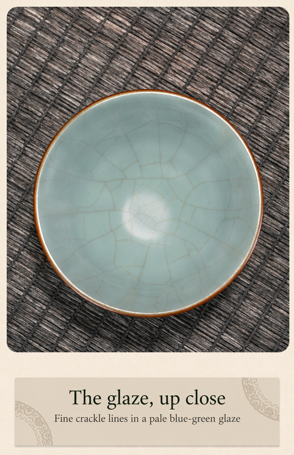 The glaze, up close