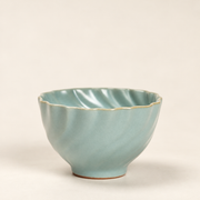Sky-Blue Crackle-Glaze Tea Cup — image 3