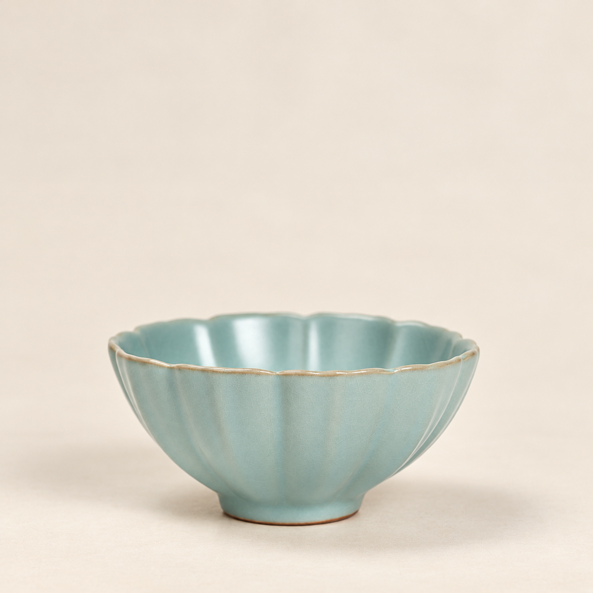 Sky-Blue Crackle-Glaze Tea Cup — image 16