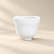 Quiet Form White Ceramic Tea Cup — image 5