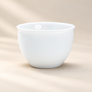 Quiet Form White Ceramic Tea Cup — image 7