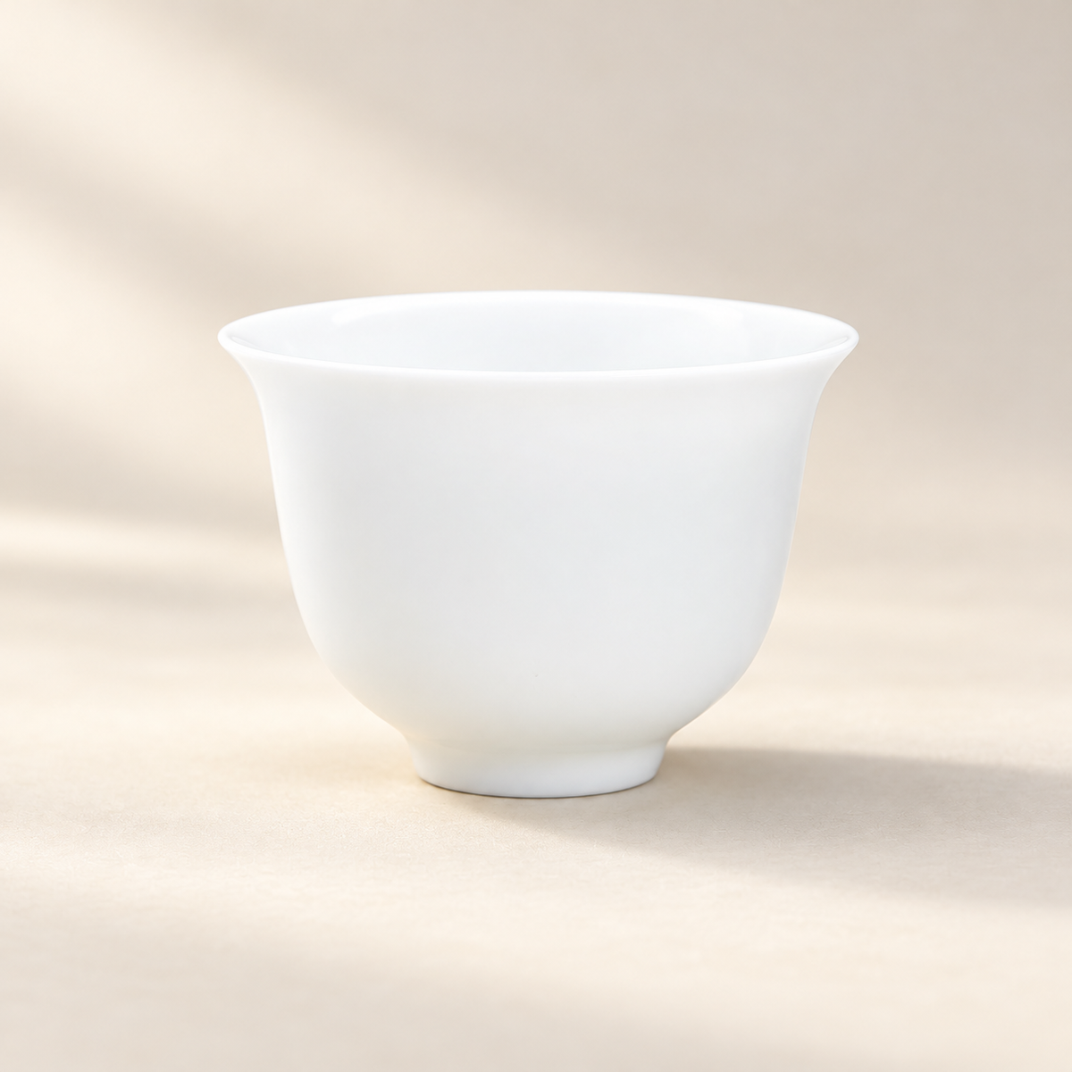 Quiet Form White Ceramic Tea Cup — image 30