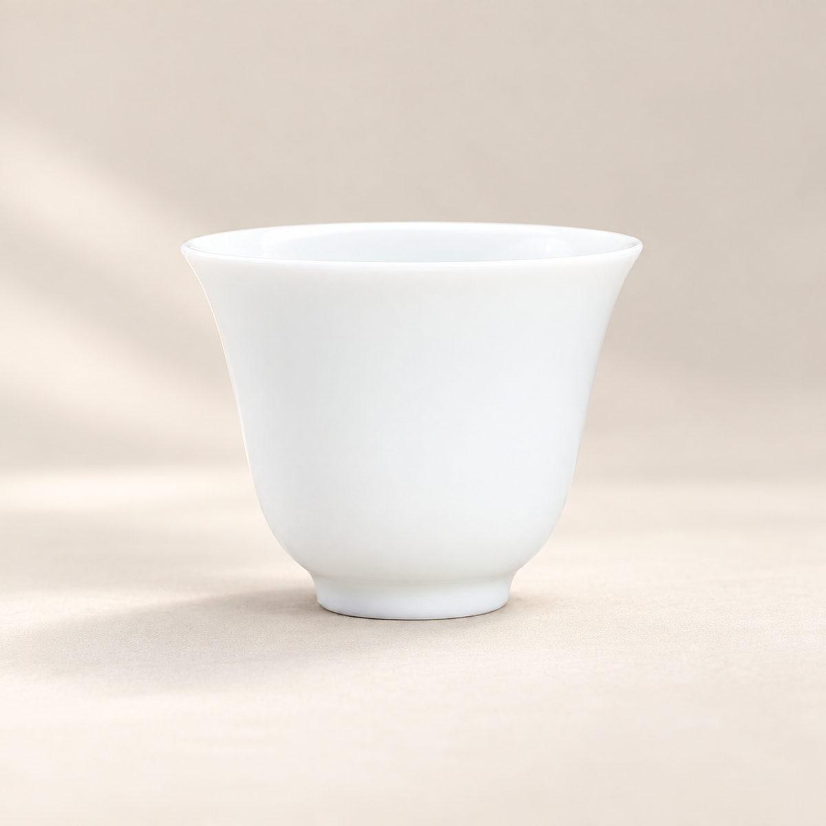 Quiet Form White Ceramic Tea Cup — image 35