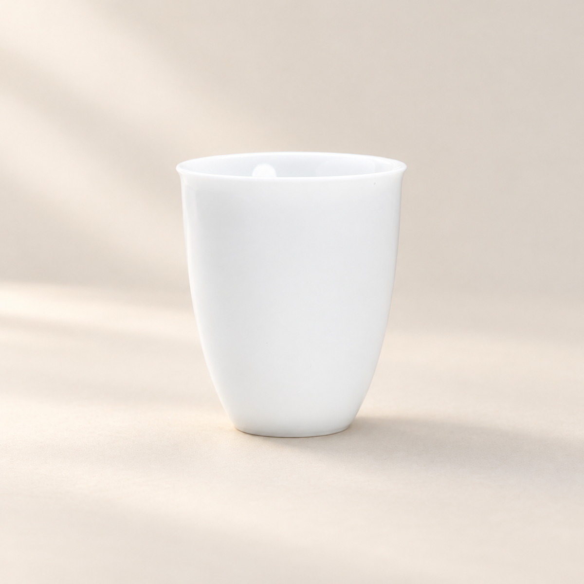 Quiet Form White Ceramic Tea Cup — image 36