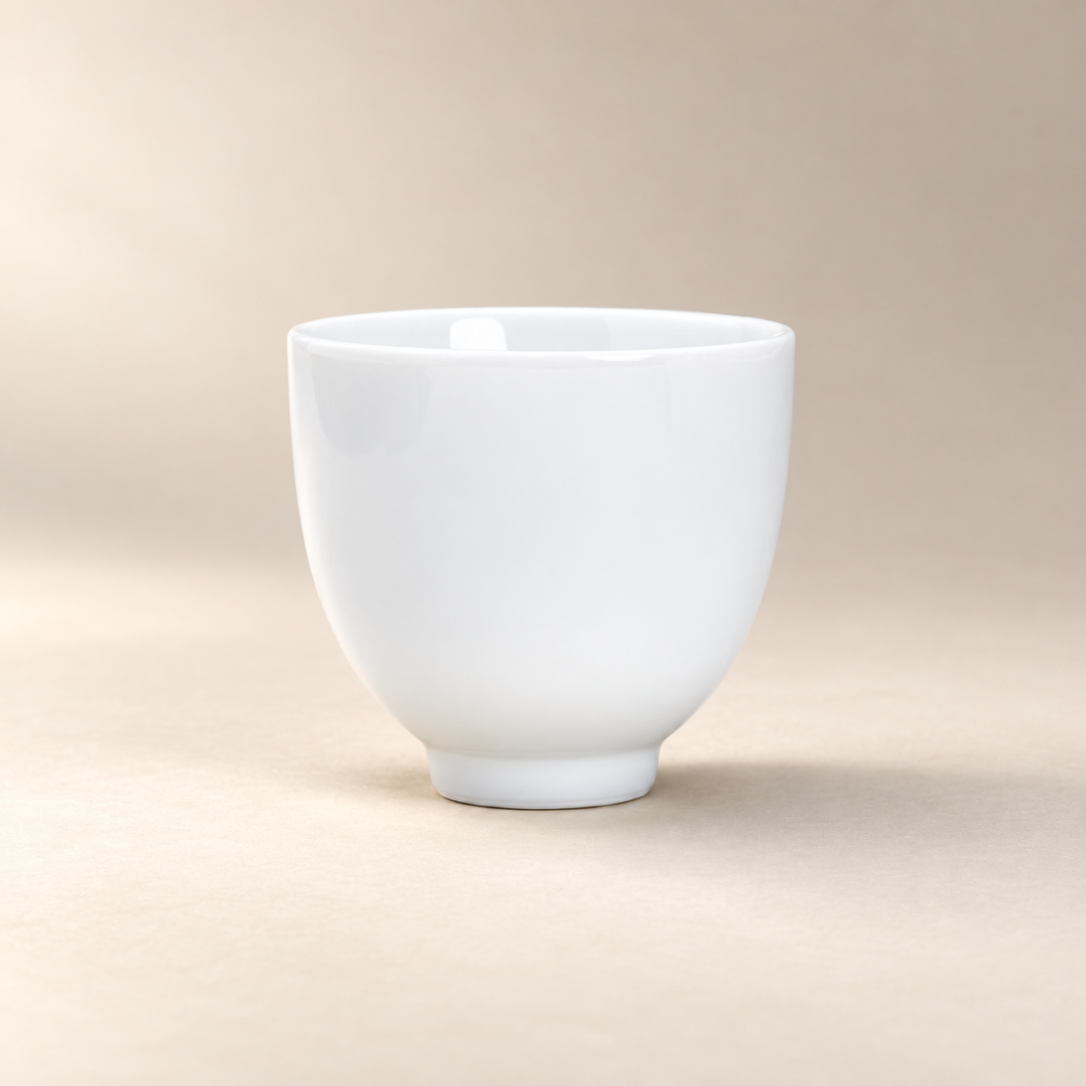 Quiet Form White Ceramic Tea Cup — image 39