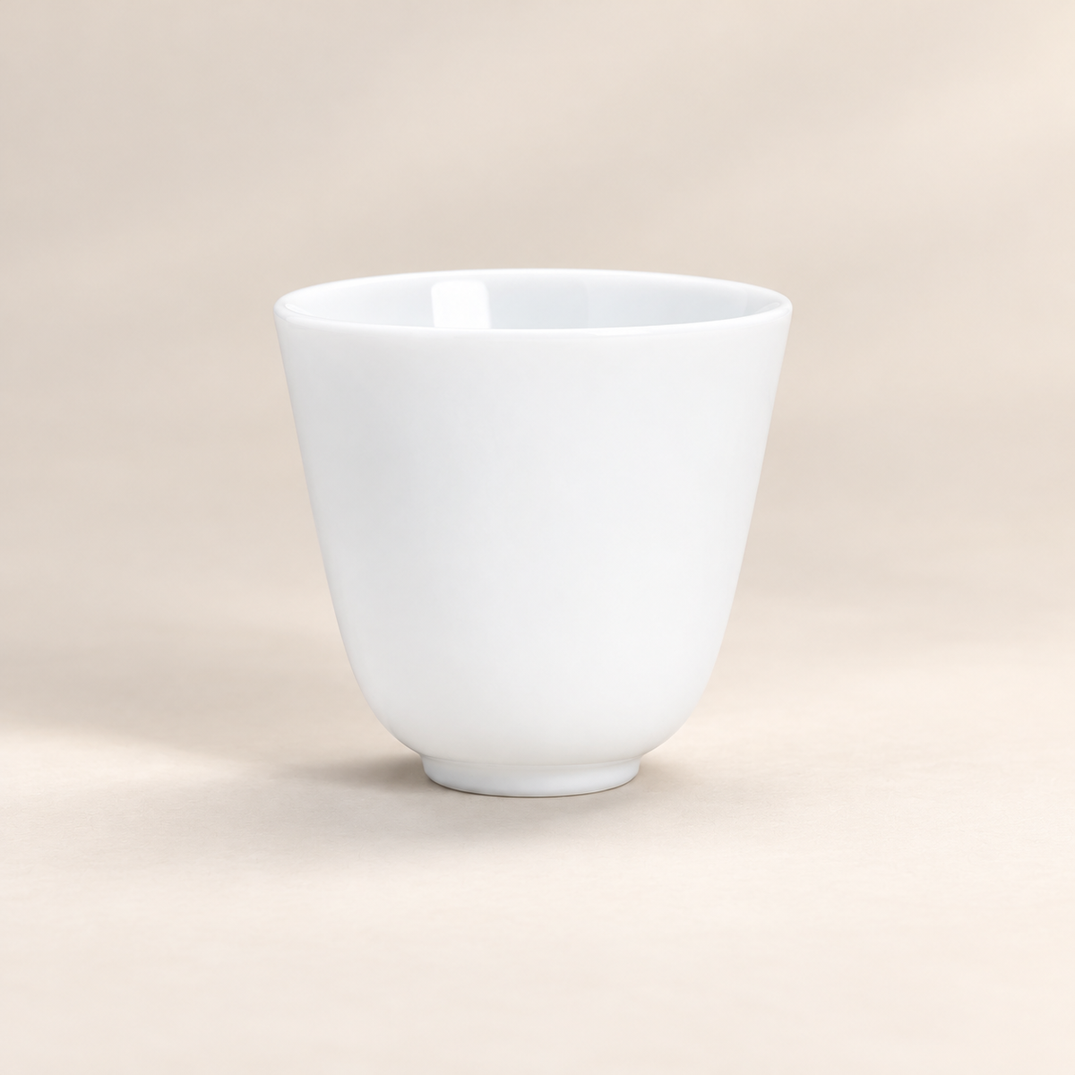 Quiet Form White Ceramic Tea Cup — image 41