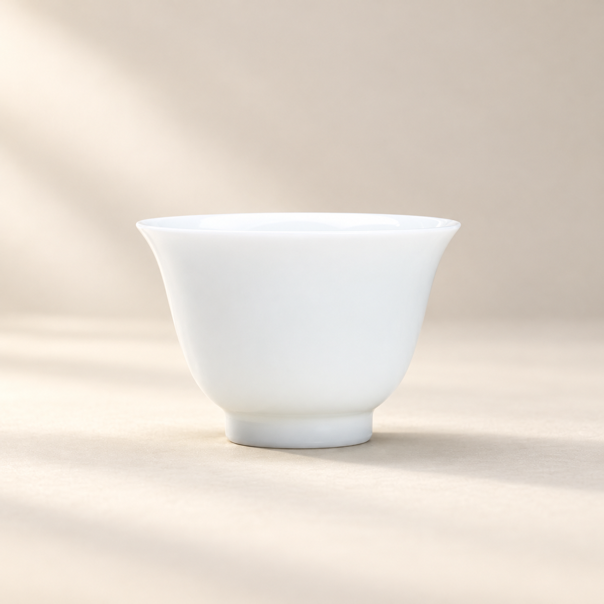 Quiet Form White Ceramic Tea Cup — image 42