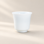 Quiet Form White Ceramic Tea Cup — image 44