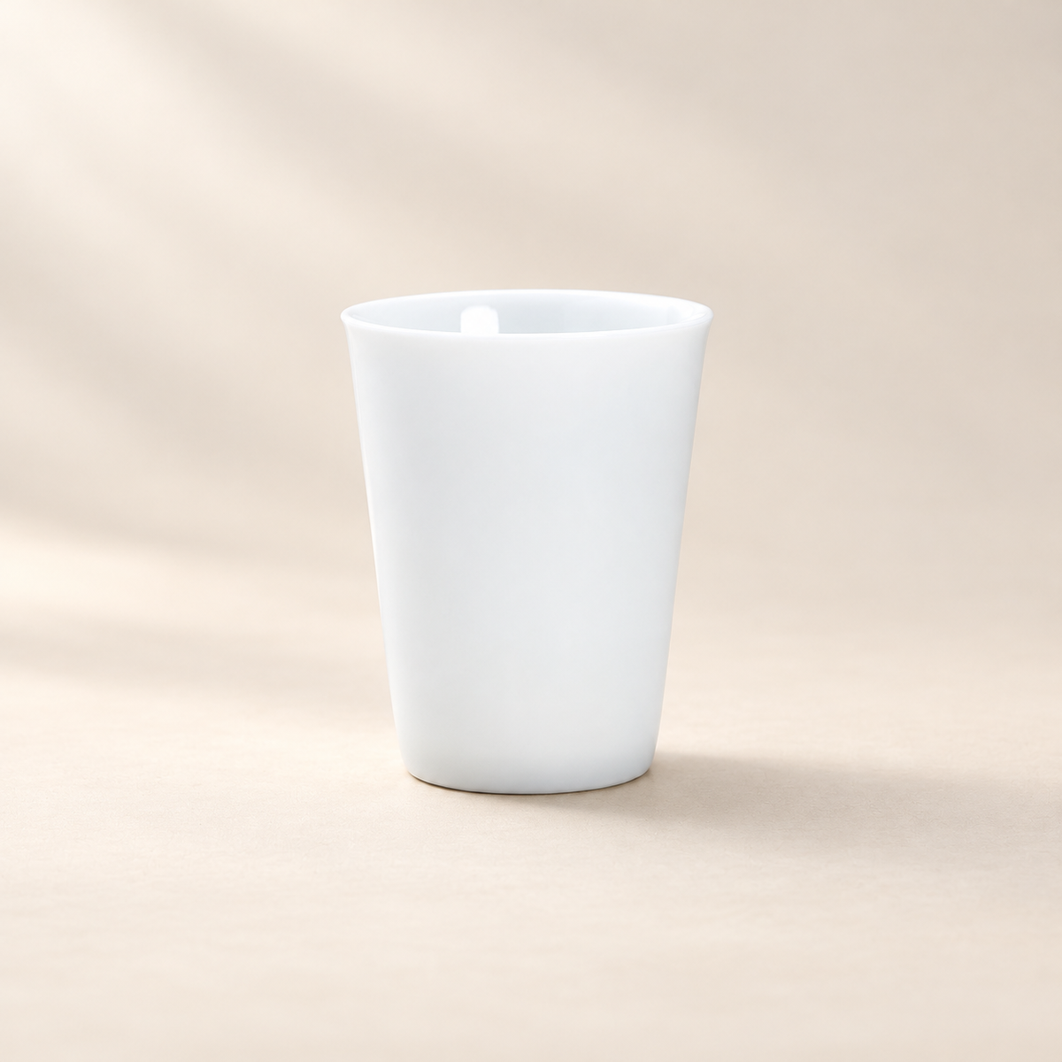 Quiet Form White Ceramic Tea Cup — image 45