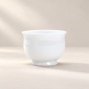Quiet Form White Ceramic Tea Cup — image 47
