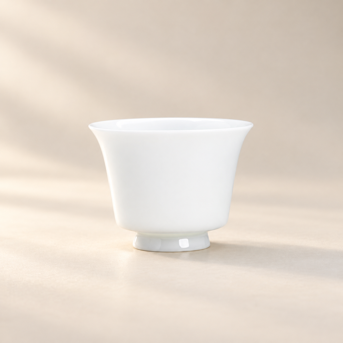 Quiet Form White Ceramic Tea Cup — image 49