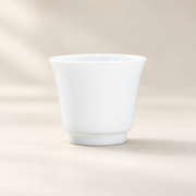Quiet Form White Ceramic Tea Cup — image 51