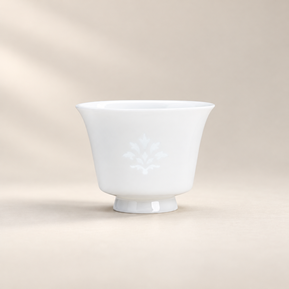 Quiet Form White Ceramic Tea Cup — image 53