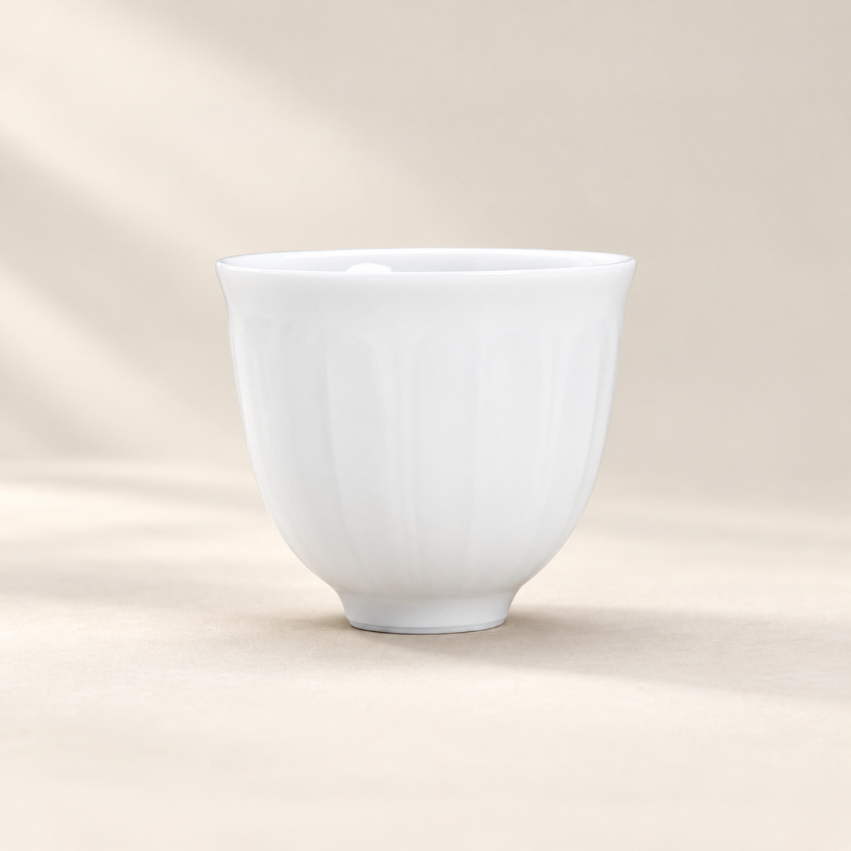 Quiet Form White Ceramic Tea Cup — image 54