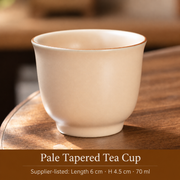Pale Tapered Tea Cup