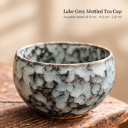 Lake-Grey Mottled Tea Cup