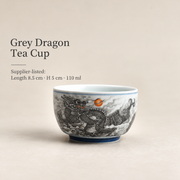 Grey Dragon Tea Cup
