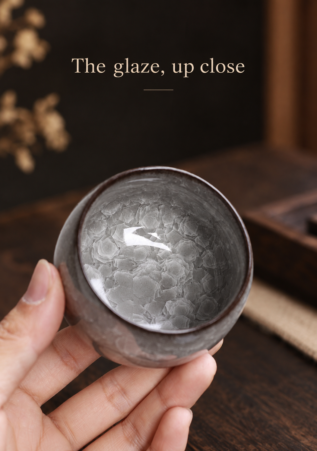 The glaze, up close