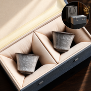 Yulan / Small flared cup / Two cups in blue-grey box