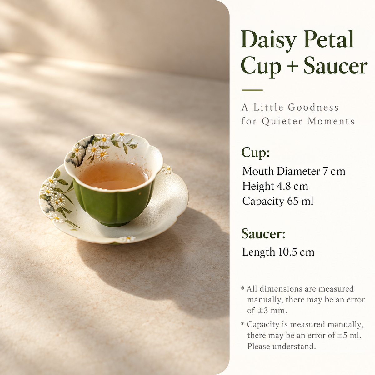 Daisy Petal Cup + Saucer