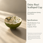 Daisy Ruyi Scalloped Cup