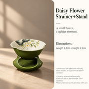 Daisy Flower Strainer + Stand