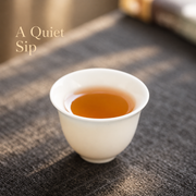 White Porcelain Tea Cups & Koi Sets — image 4