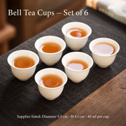 Bell Tea Cups — Set of 6