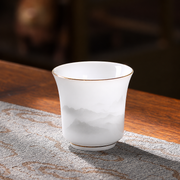 Mati / Ice-white porcelain / Misty grey mountains / Single cup