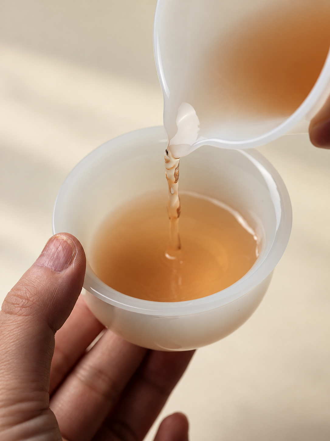 Puyu White Porcelain Tasting Cup — image 4