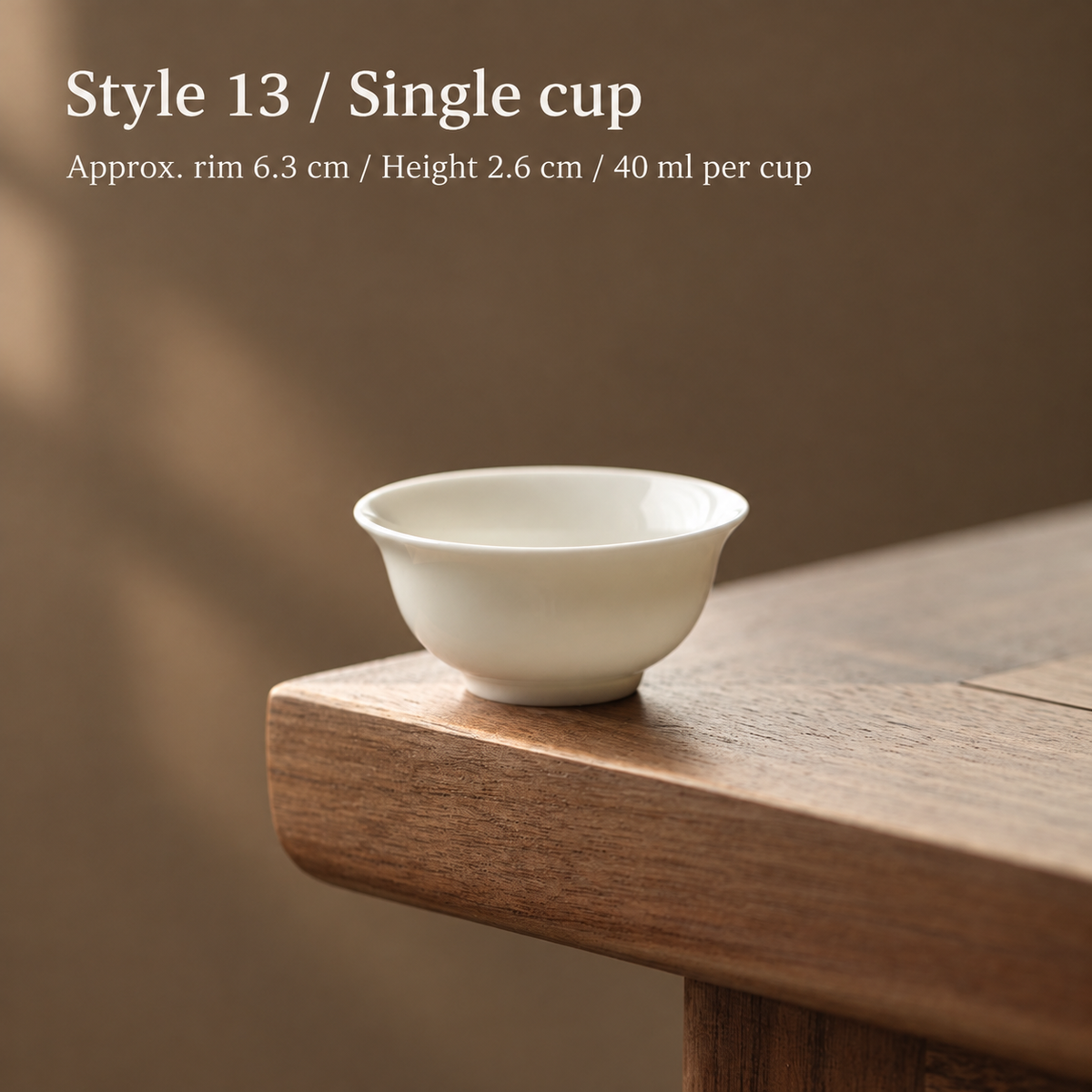 Style 13 / Single cup