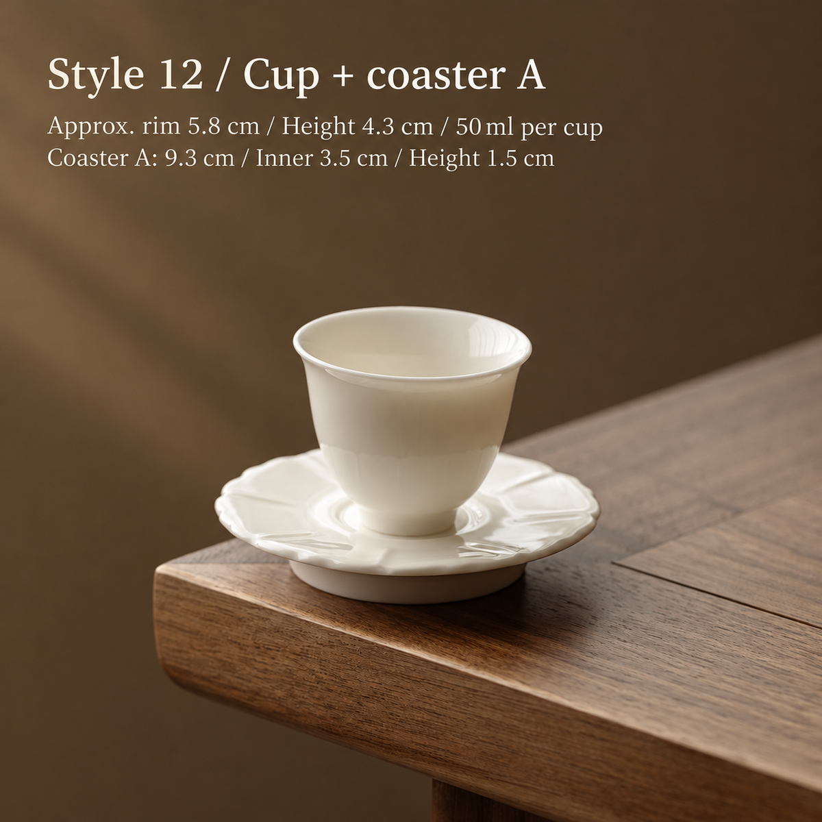 Style 12 / Cup + coaster A