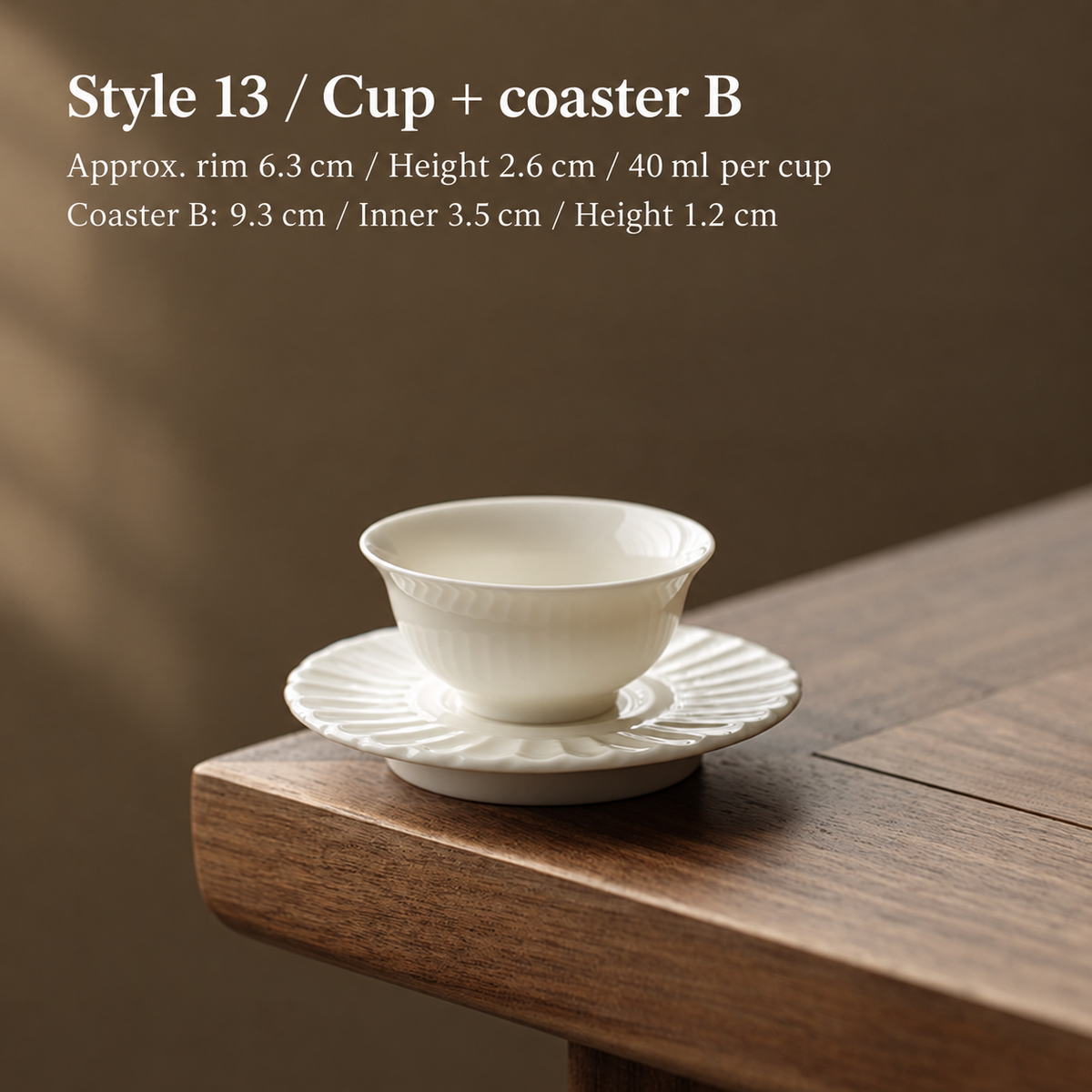 Style 13 / Cup + coaster B