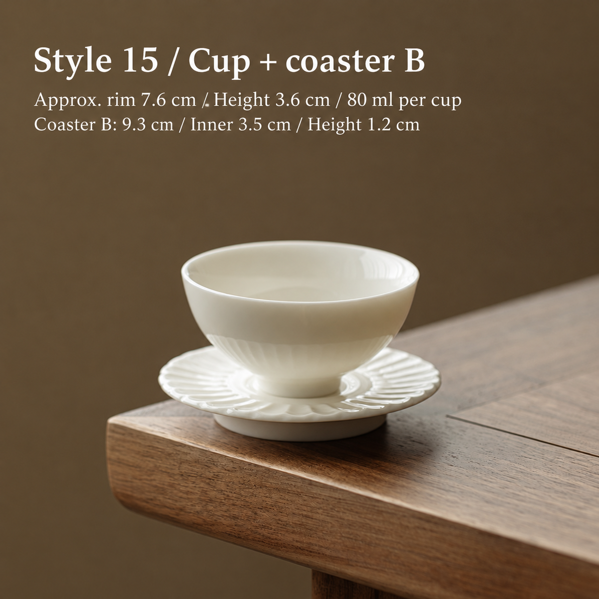 Style 15 / Cup + coaster B